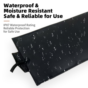 Tapis chauffant électrique pour gouttières, système de dégivrage de toiture, prévention des barrages de glace, tapis chauffants extérieurs en PVC pour la fonte de la neige - Product Image 4