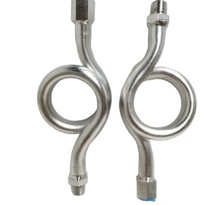 Manomètre en acier inoxydable, siphon à vapeur de type Q à 90 degrés - Product Image 1