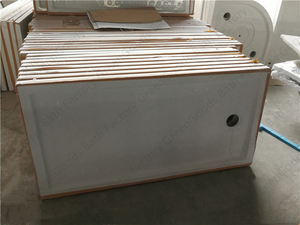 Bandeja de ducha antideslizante de resina acrílica, cubierta rectangular para caravana y autocaravana, nuevo diseño de filigrana - Product Image 6