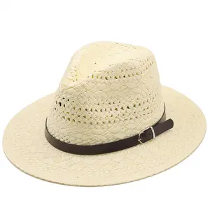 Sombrero de pesca de barco, gorra de paja con Logo