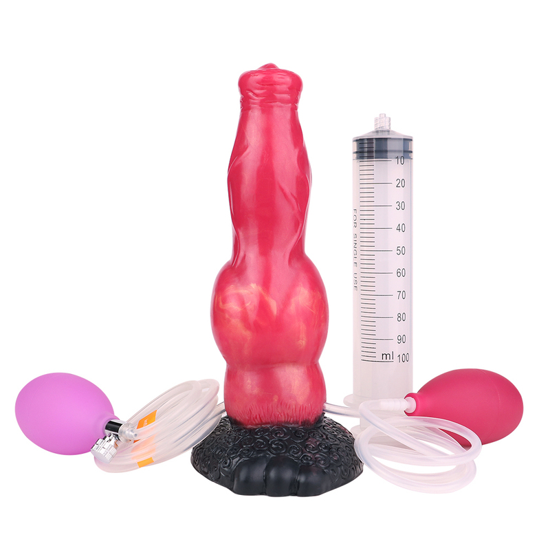 YOCY Silicone Inflatable Squirting Dildo Fantasy