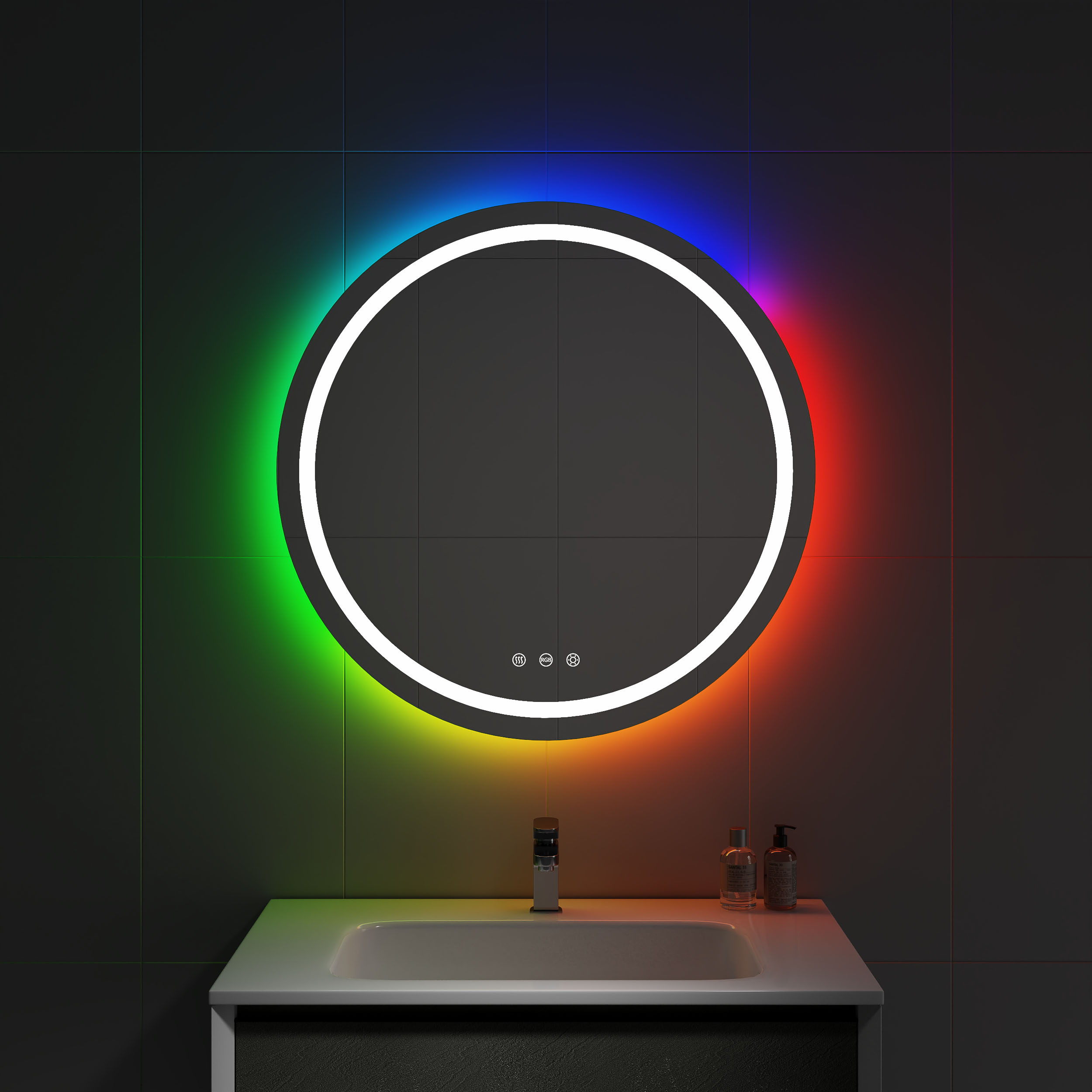 Miroir de salle de bain DP519 RVB