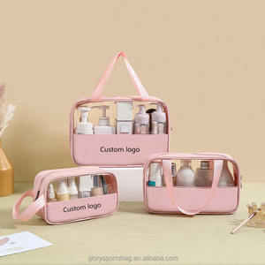 Glory Custom Logo Pvc Pouch Travel Makeup <strong>Cosmetic</strong> <strong>Bag</strong> Cases Custom Pvc Pouch Wash <strong>Bags</strong> - Product Image 3