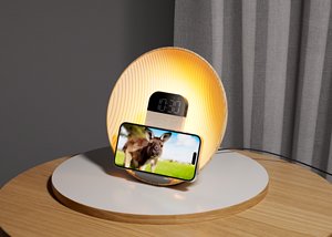 <span class=keywords><strong>2025</strong></span> phổ biến Wake-up bảng đèn 15W sạc không dây BT loa với đồng hồ báo thức hiển thị tiện ích di động - Product Image 3