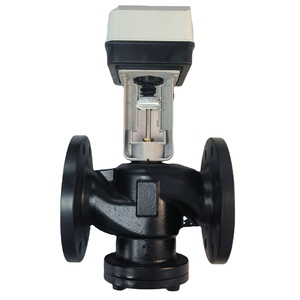 Vanne électrique 3 voies VB7300-16Q vannes de régulation <span class=keywords><strong>PI</strong></span> système de débit de vapeur HVAC vannes de régulation <span class=keywords><strong>PI</strong></span> corps DI extrémité à bride 3 voies - Product Image 4