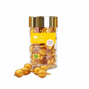 50 adet Mini taşınabilir altın özelleştirilmiş lüks avokado yağı saç tamir kapsül derin besler bitki özü organik Vitamin saç yağı - Product Image 2