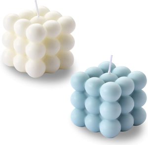 DIY 6-Hole Pillar Aromatherapy Home Decoration Ornaments Soap <b>Candle</b> Silicone <b>Mold</b> Magic Ball Mousse Chocolate Custom Logo White - Product Image 1