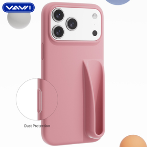 Funda de Silicona Líquida VAWI V-S04 con Diseño de Lápiz Labial para Teléfono al por Mayor para iPhone 17 Pro <span class=keywords><strong>Max</strong></span> con Funda de Lápiz Labial para Samsung S25 Ultra - Product Image 4