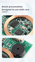 Módulo Lector de Tarjetas Inteligentes RFID de Doble Frecuencia 125kHz 13.56MHz, Interfaz Wiegand UART, Material ABS, Protocolo ISO 14443A, 0-3m