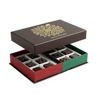 Maßgefertigte Hochwertige Business-Style Luxus-Schokoladengeschenkbox mit Prägung Premium Leere Box für Sonderanfertigungen