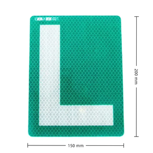 מדבקת אזהרה מחזירת אור למתחילים בכביש L ספרד V-13-019 - Product Image 2