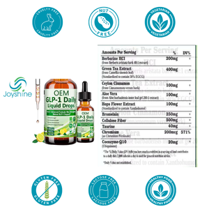 OEM GLP-1 보충제 액상 드롭스 경구용 면역 에너지 및 장/소화 건강 증진 경구용 - Product Image 4