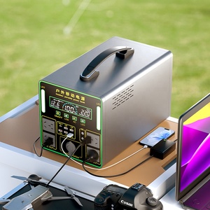 Station d'alimentation portable 300W/500Wh pour l'extérieur avec lumière LED, adaptée à une utilisation à domicile, en voiture, en camping et pour les activités de plein air. - Product Image 1