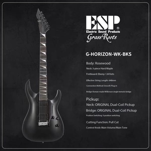 กีตาร์ไฟฟ้า ESP <span class=keywords><strong>Grassroots</strong></span> รุ่น Horizon Series ทรง Single-Cutaway บอดี้ไม้มะฮอกกานี ฟิงเกอร์บอร์ดไม้ดำ ปิ๊กอัพแบบ H-H เคลือบเงา - Product Image 4