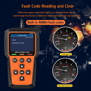 Linkyou M519 OBD2, Lector de Códigos de Auto con Pantalla LED, Compatible con Múltiples Idiomas, Ajuste Universal, 1 Año de Garantía, 9v-16v, Diagnóstico de Códigos M519 - Product Image 5