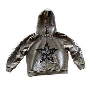 Sudadera Personalizada de Diseño Sólido Ligero para Hombre, Ecológica, de 350g, de Algodón y Poliéster, con Capucha Extra Grande, Teñida en Color Liso, Tallas para Otoño - Product Image 1