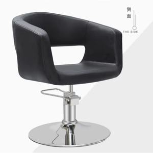 Sillón de Peluquería Metálico para Cortar el Cabello, Teñir y Hacer Mechas, Simple, de Cuero, Se Puede Colocar Boca Abajo - Product Image 6