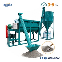 Machine à mélanger le mortier sec, ligne de production d'adhésif pour carrelage, pour coulis de carrelage et mortier de collage