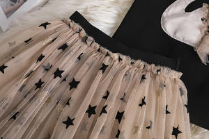 2020 bambini boutique di abiti bambine cigno T-Shirt con glitter star del pannello esterno dei vestiti set - Product Image 4