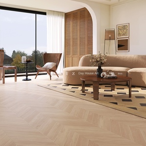 Guangdong Foshan piastrelle vetrificate 60x120 stile francese retrò stile medioevo soggiorno morbido luce pesce osso di legno piastrelle di grano - Product Image 5