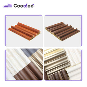 Panneau mural en pvc wpc grand panneau mural Tv fond grille conseil pour la maison ou l'hôtel - Product Image 3