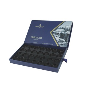 Boîte à chocolat personnalisée avec tiroir, emballage alimentaire de luxe en papier, boîtes à chocolat vides avec plateau - Product Image 5