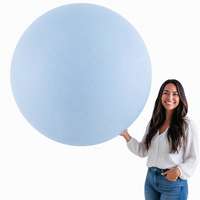 Ballon en latex macaron géant biodégradable de 90 cm (36 pouces), extra large, rond, épaissi et hautement élastique pour décoration de mariage
