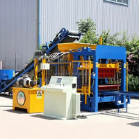 Ligne de production de blocs de béton entièrement automatique QT4-15, machine hydraulique pour briques creuses, pour nouvelle usine de briques