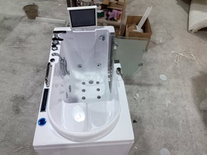 Bañera con Puerta para Ancianos y Personas con Discapacidad, Jacuzzi, Bañera de Hidromasaje Portátil con Ducha - Product Image 4