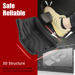 พรมปูพื้นรถยนต์กันลื่นกันน้ำทำจาก TPE <span class=keywords><strong>ส</strong></span>ำหรับ Yaris CROSS <span class=keywords><strong>2021</strong></span>หนา3.5มม. ผลิตตามสั่งจากโรงงาน - Product Image 3