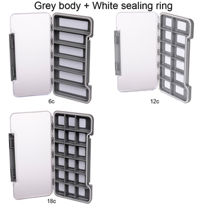 Siêu mỏng không thấm nước bay câu cá hộp dễ dàng Grip bọt đa từ tính ngăn lure giải quyết hộp 09a-g046 (B07) - Product Image 3