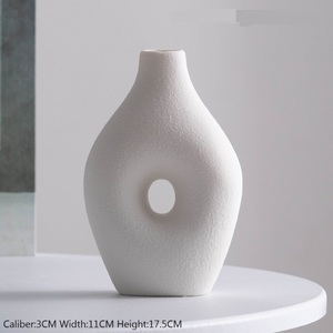 Commercio all'ingrosso di case coloniche decorative nordiche dimensioni circolare vuoto bianco nero <span class=keywords><strong>moderni</strong></span> <span class=keywords><strong>vasi</strong></span> circolari <span class=keywords><strong>vasi</strong></span> su misura - Product Image 6