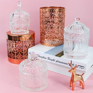 Pot à bonbons en verre Transparent 50 ml, avec couvercle en verre pour la conservation des bonbons - Product Image 3
