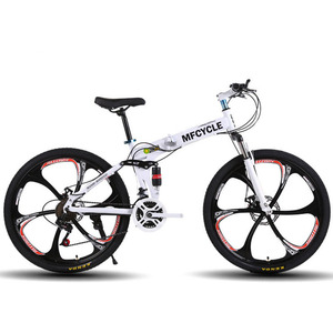 Bicicleta de Montaña con Suspensión Completa para Hombre y Mujer, 24/27/30 Velocidades, con Frenos de Disco, Disponible en 24/26/27.5 Pulgadas, para Ciclismo Todoterreno - Product Image 6