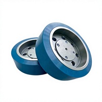 Roue en caoutchouc silicone polyuréthane industriel, résistante à l'usure, certifiée ISO, pour la mobilité des équipements, haute résistance