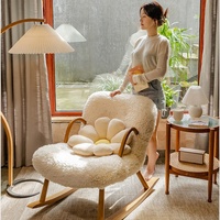 Solo sofá reclinable silla mecedora otros muebles de sala de venir muebles brazo Silla de salón otomano sillas de sala