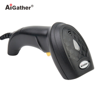 Escáner de Códigos QR A-9512N Inalámbrico Portátil 2.4G CMOS, Escáner de Códigos de Barras 1D 2D QR con Dongle USB, Compatible con Múltiples Dispositivos