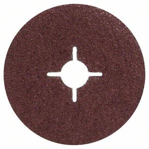 BOSCH - 2609256244 Hojas de lijado de fibra para amoladoras angulares, óxido de aluminio (5 uds.) -ABRASIVOS EAN 3165140388474 - Product Image 1