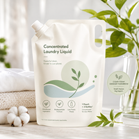 Lessive liquide écologique à marque privée, haute efficacité, détachant, nettoyage en profondeur, longue durée, parfum lavande