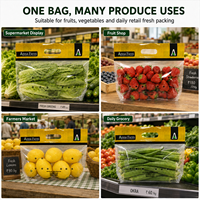 Sacs d'emballage en plastique pour fruits et légumes de qualité alimentaire, durables, en gros, avec fermeture éclair, sacs refermables en CPP PET laminé