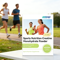 Créatine monohydrate en poudre micronisée, compléments nutritionnels sportifs pour adultes avec soutien immunitaire