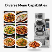 Machine à frire automatique autonettoyante T-Chef TC-40EA pour restaurants, économe en énergie, avec écran tactile numérique pour la cuisson