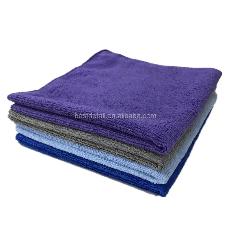 China Wholesale 16 × 16 300 Water Absorbent Kitchen Household Cleaning All Purpose Auto Detailing Microfiber Car Wash Towel