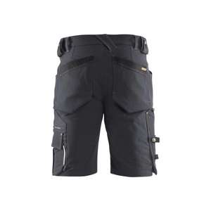 BLAKLADER - 198716449899C44 Craftsman <b>shorts</b> in 4-way <b>stretch</b> without nail pockets X1900 Dark grey/Black <b>WORK</b> TROUSERS - Product Image 2