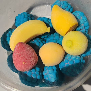 Jingcre Crème glacée molle faible en gras aux quatre saveurs dans une nouvelle boîte design 160g*12 Chocolat Fraise Lait Fruits - Product Image 5