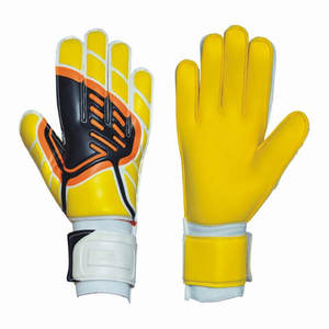 Guantes de portero de látex profesionales de 4mm para adultos Guantes de fútbol de látex alemán para entrenamiento de fútbol hechos con cuero - Product Image 3