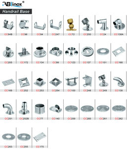 Accessori per corrimano in vetro per scale da balcone in acciaio inossidabile - Product Image 5