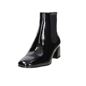 Bottines pour femme <span class=keywords><strong>Tamaris</strong></span> <span class=keywords><strong>en</strong></span> <span class=keywords><strong>cuir</strong></span> verni <span class=keywords><strong>noir</strong></span> à talon bloc mi-mollet - Product Image 2