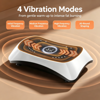 Plateforme vibrante électromagnétique, mini appareil de vibration corporelle, plaque vibrante pour le remodelage du corps, masseur vibrant