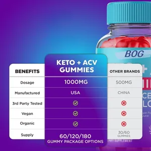 OEM/ODM Keto ACV Gummies Advanced Weight Loss - Made In USA Tasty ACV Keto Gummies For Weight Loss Digestion